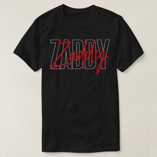 Zaddy T-shirt Premium (Design voorkant)