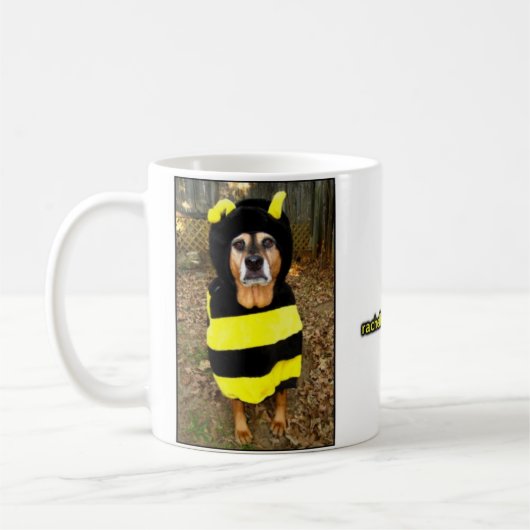 Zadel bijen mok (met witte achtergrond) (Links)