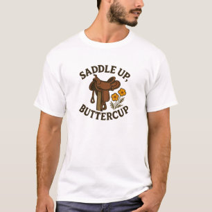 Zadel Boterbloem Western Design uit het verleden T-shirt