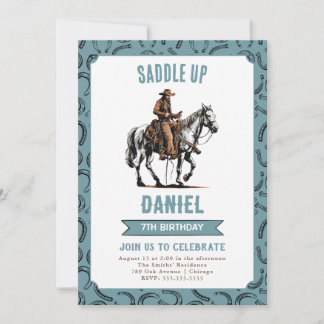 Zadel Cowboy verjaardag op Kaart