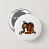 Zadel en Boots Ronde Button 5,7 Cm (Voorkant /achterkant)