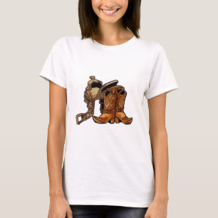 Zadel en Boots T-shirt