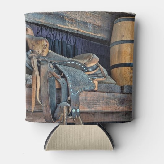 Zadel en vat blikjeskoeler (Voorkant)