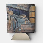 Zadel en vat blikjeskoeler (Achterkant)