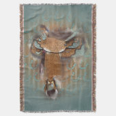 Zadel III - Blanket / wandbekleding Deken (Voorkant Verticaal)