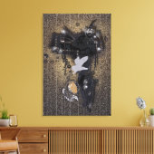 Zadel IV - Kouddoek Canvas Afdruk (Insitu (Woonkamer))