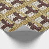 Zadel omhoog cadeaupapier (Hoek)