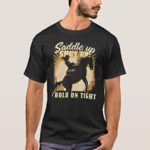 Zadel omhoog en hou vast aan strak Cowgirl 2013 T-shirt