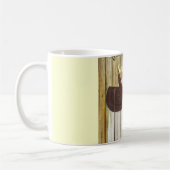 Zadel omhoog koffiemok (Links)