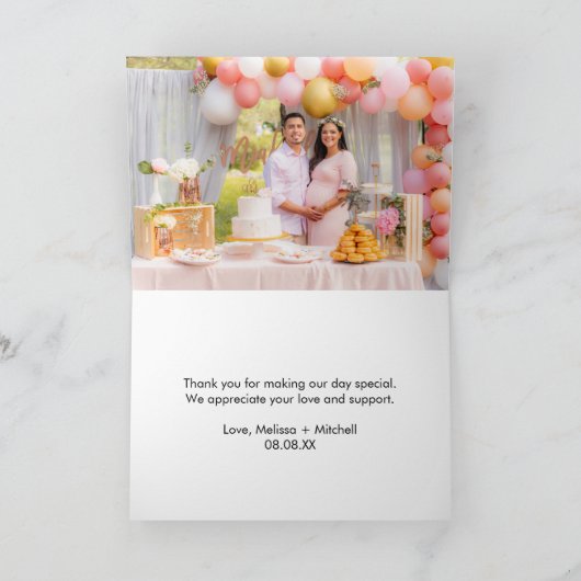 Zadel omhoog Moderne Westerne Cowgirl aangepaste f Bedankkaart (Binnen)