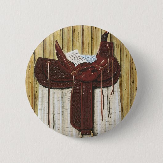 Zadel omhoog ronde button 5,7 cm (Voorkant)