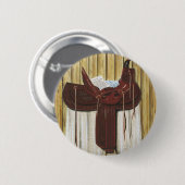Zadel omhoog ronde button 5,7 cm (Voorkant /achterkant)