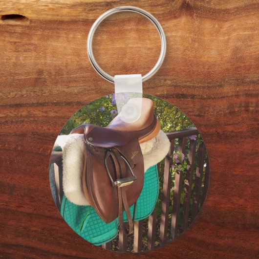 Zadel omhoog sleutelhanger (Voorkant)