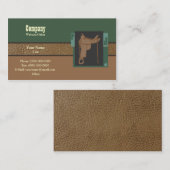 Zadel omhoog visitekaartje (Voorkant / Achterkant)