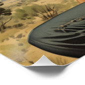 Zadel omhoog voor Westerne Liefde: Wild West Whisp Perfect Poster (Hoek)