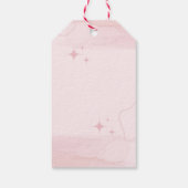 Zadel omhoog Western Cowgirl Theme Dank je Cadeaulabel (Achterkant)