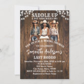 Zadel omhoog zet je laarzen cowgirl Vrijgezellenfe Kaart (Voorkant)