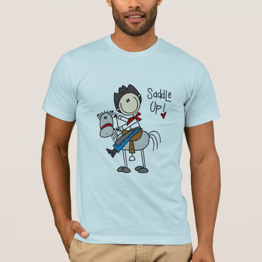 Zadel Op Cowboy T-shirts en Cadeaus (Voorkant)