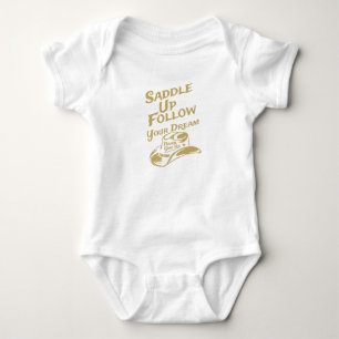 Zadel op en volg je dromen Western Cowboy  Romper