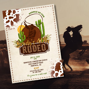 Zadel Op voor een Rodeo – Uitnodiging voor een Wes