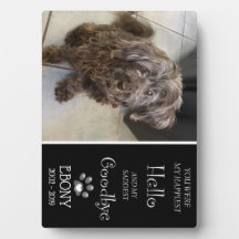 Zadel Vaarwel Plaque (eenzijdig)