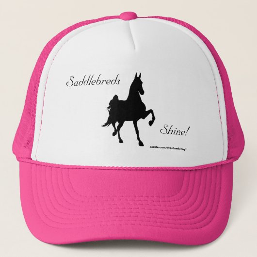 Zadelbroden schitteren! Hat Trucker Pet (Voorkant)