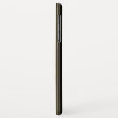 Zadelbruin en zwart gestreept patroon Case-Mate iPhone case (Achterkant/links)