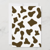 Zadelen Cowboy Eerste Rodeo Verjaardag Jongen Kaart (Achterkant)