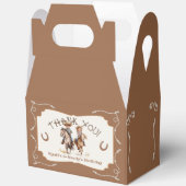 Zadelen kleine tweeling Cowboy Cowgirl verjaardag Bedankdoosjes (Open)