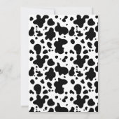 Zadelen op 3e verjaardagsfeestje meisje rodeo kaart (Achterkant)