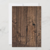 Zadelen Westerne Cowgirl Rustic 30ste verjaardag Kaart (Achterkant)