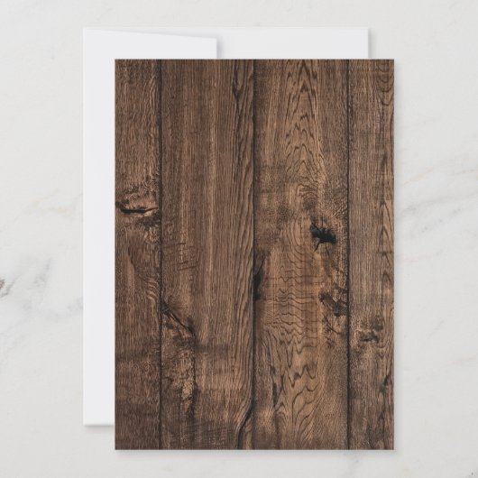 Zadelen Westerne Cowgirl Rustic 30ste verjaardag Kaart (Achterkant)