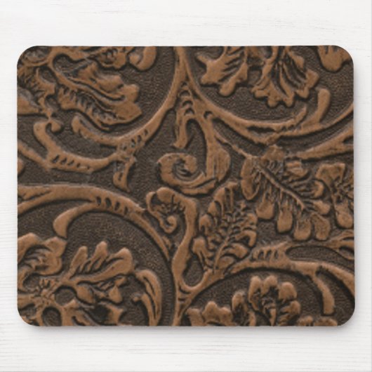 zadelleder muismat (Voorkant)