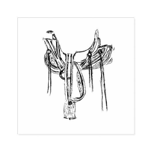 zadellijk rubberstempel (Afrduk)