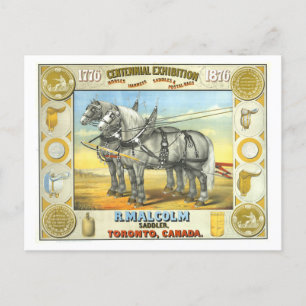 Zadelmaker Centennial Exposition Advertentie Briefkaart