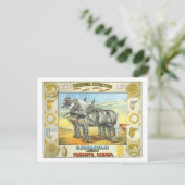 Zadelmaker Centennial Exposition Advertentie Briefkaart (Staand voorkant)