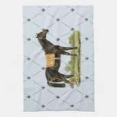 zadelpaard theedoek (Verticaal)