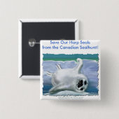 ZADELROB BABY VIERKANTE BUTTON 5,1 CM (Voorkant /achterkant)