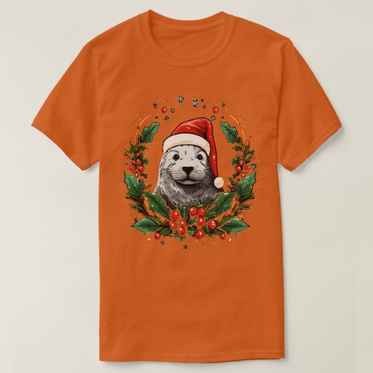 Zadelrob Kerstmis T-shirt (Design voorkant)