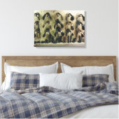 Zadels en Boots Canvas Afdruk (Insitu (Slaapkamer))