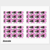 Zadelschoenen 1950 rechthoekige Stickers (Vel)