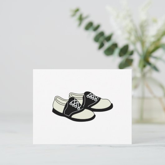 Zadelschoenen Briefkaart (Staand voorkant)