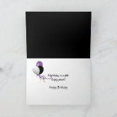 Zadelschoenen en Daisy Birthday humor Kaart (Binnen)