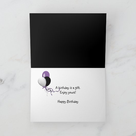 Zadelschoenen en Daisy Birthday humor Kaart (Binnen)