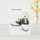 Zadelschoenen Verjaardag Humor Kaart (Gele Bloem)