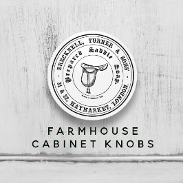  zadelsoep — zwart/wit keramische knop