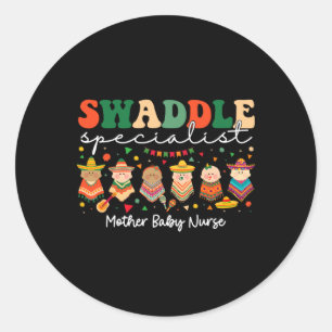 Zadelspecialist Mexicaanse moeder Ronde Sticker
