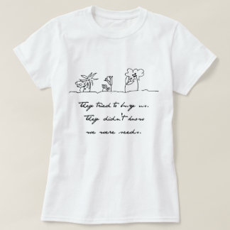 Zaden en bloemen t-shirt