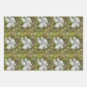 Zaden en zijderoute, van milroos | Natuurlijke Inpakpapier Vel (Voorkant 3)