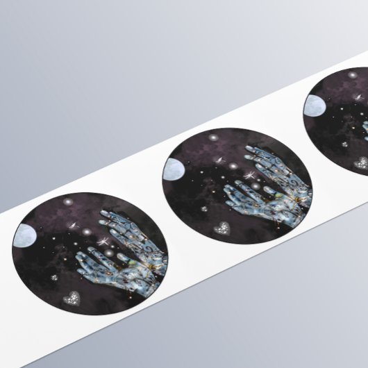 Zaden van bestemming! ronde sticker